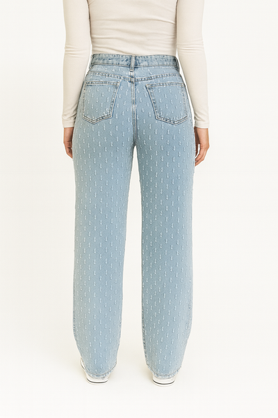 Pattern jeans denim