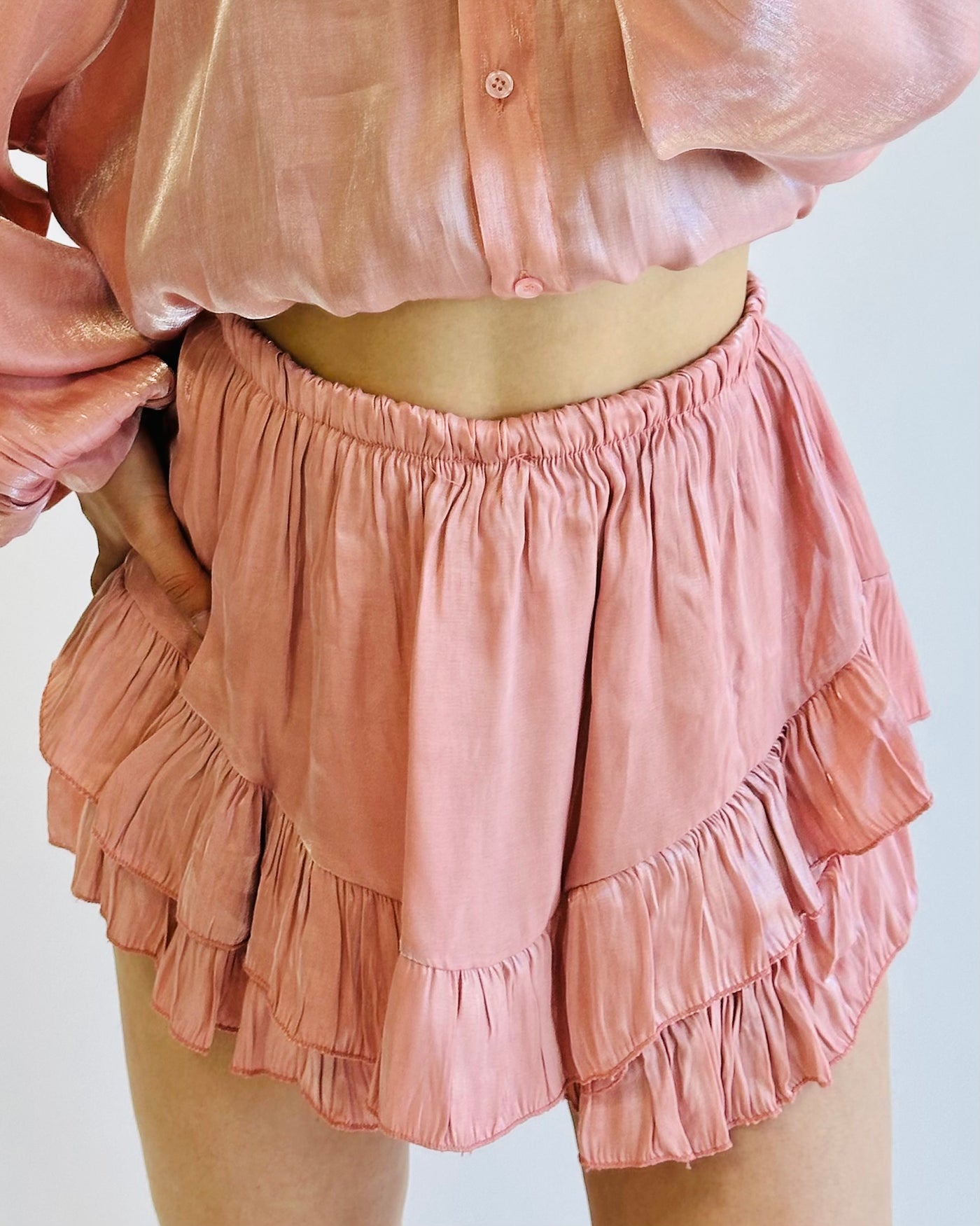 Madeira skort oud roze