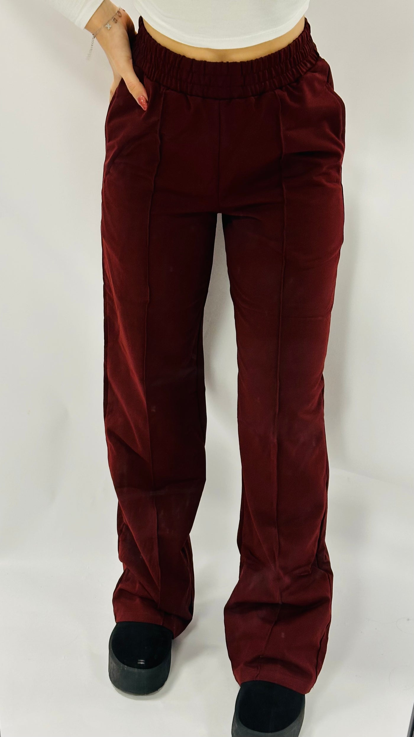 Comfort jeans bordeaux