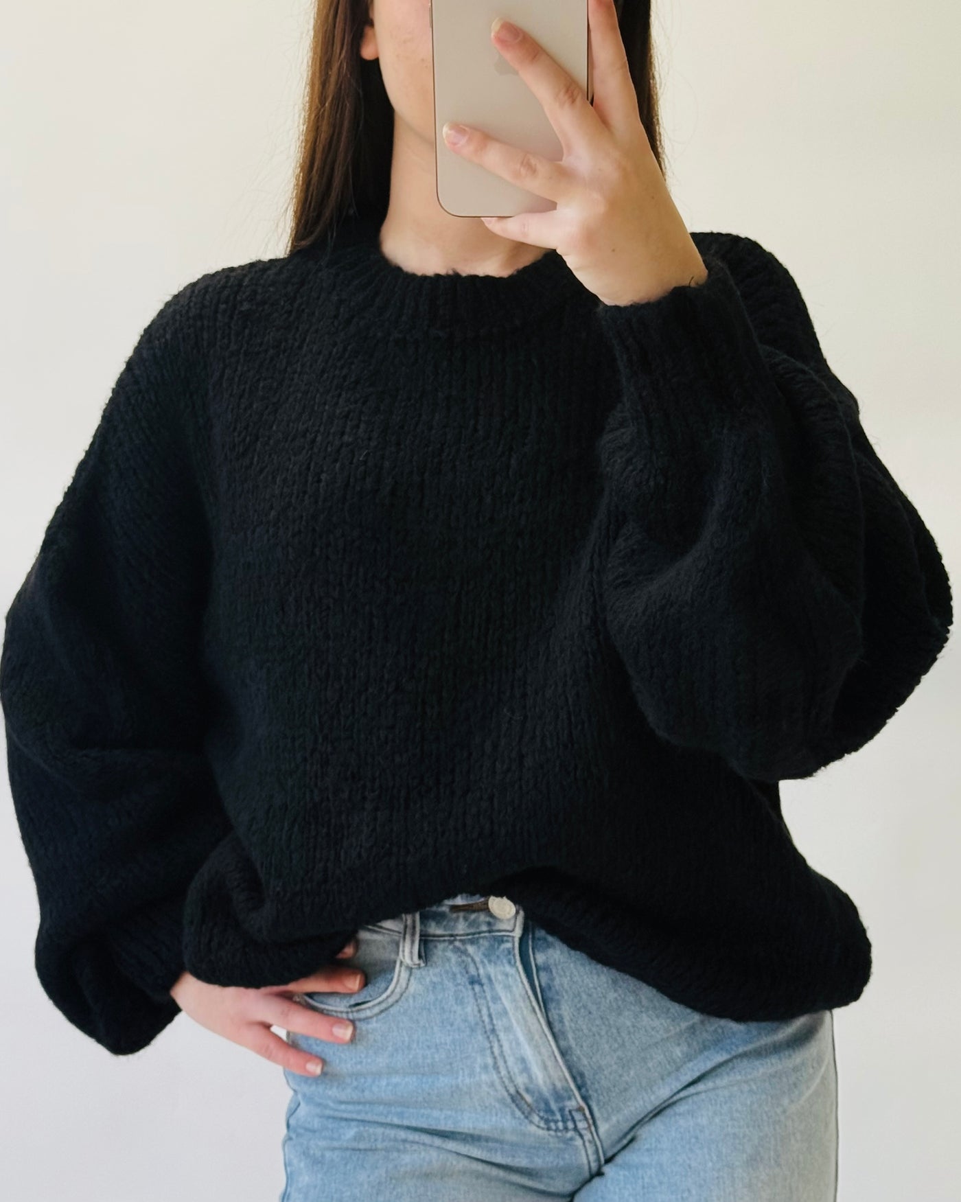 Comfy knit zwart