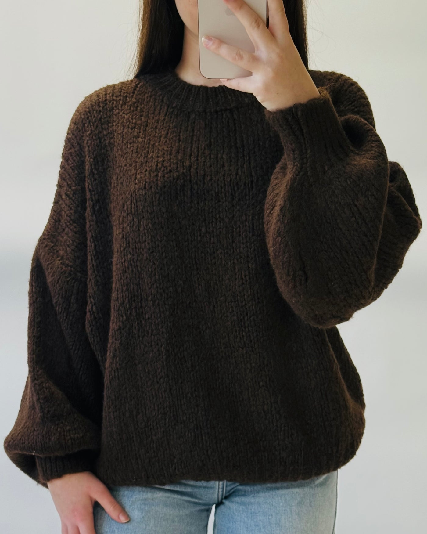 Comfy knit bruin