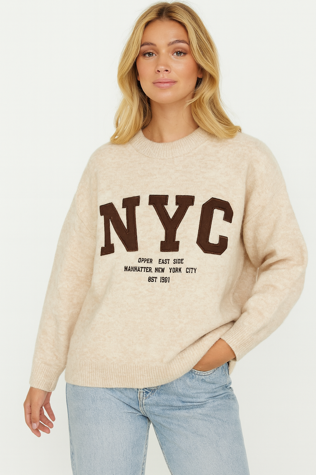 Nyc trui beige