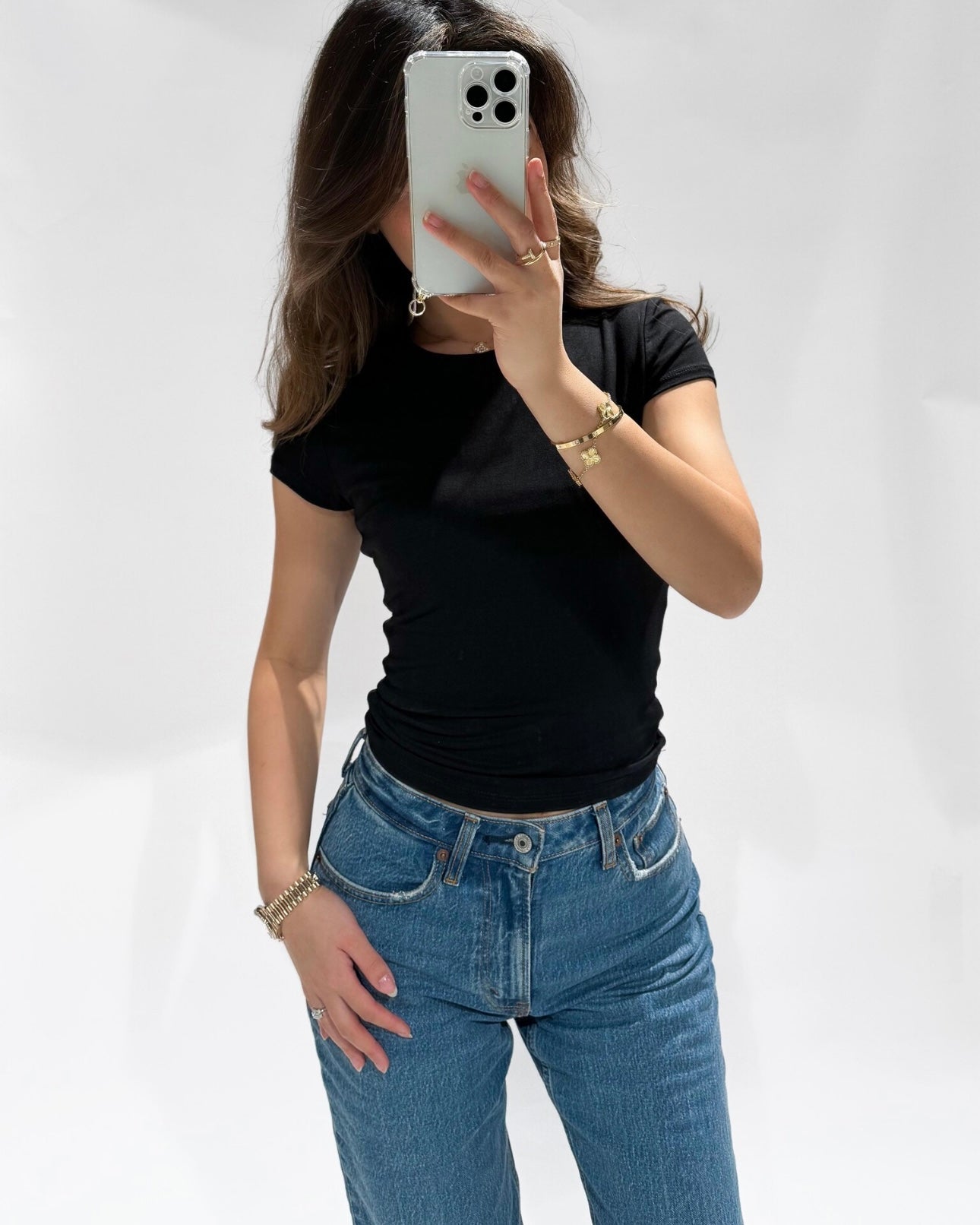 Juna top zwart