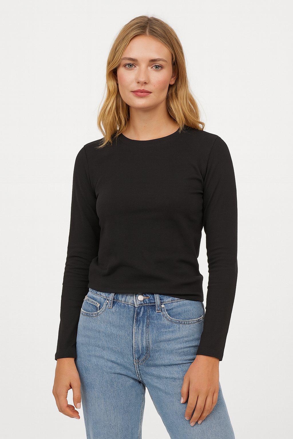 Basic shirt zwart