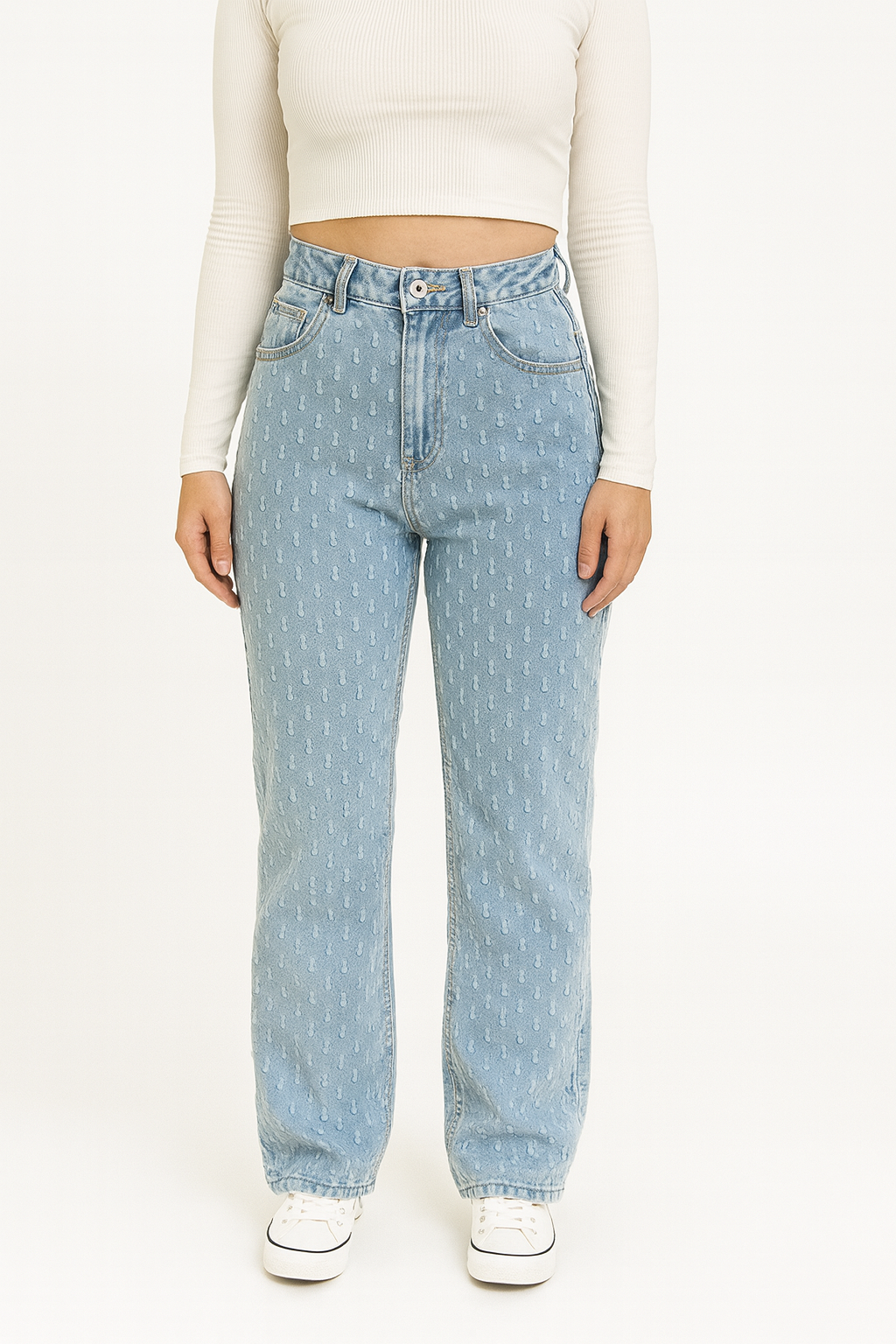 Pattern jeans denim